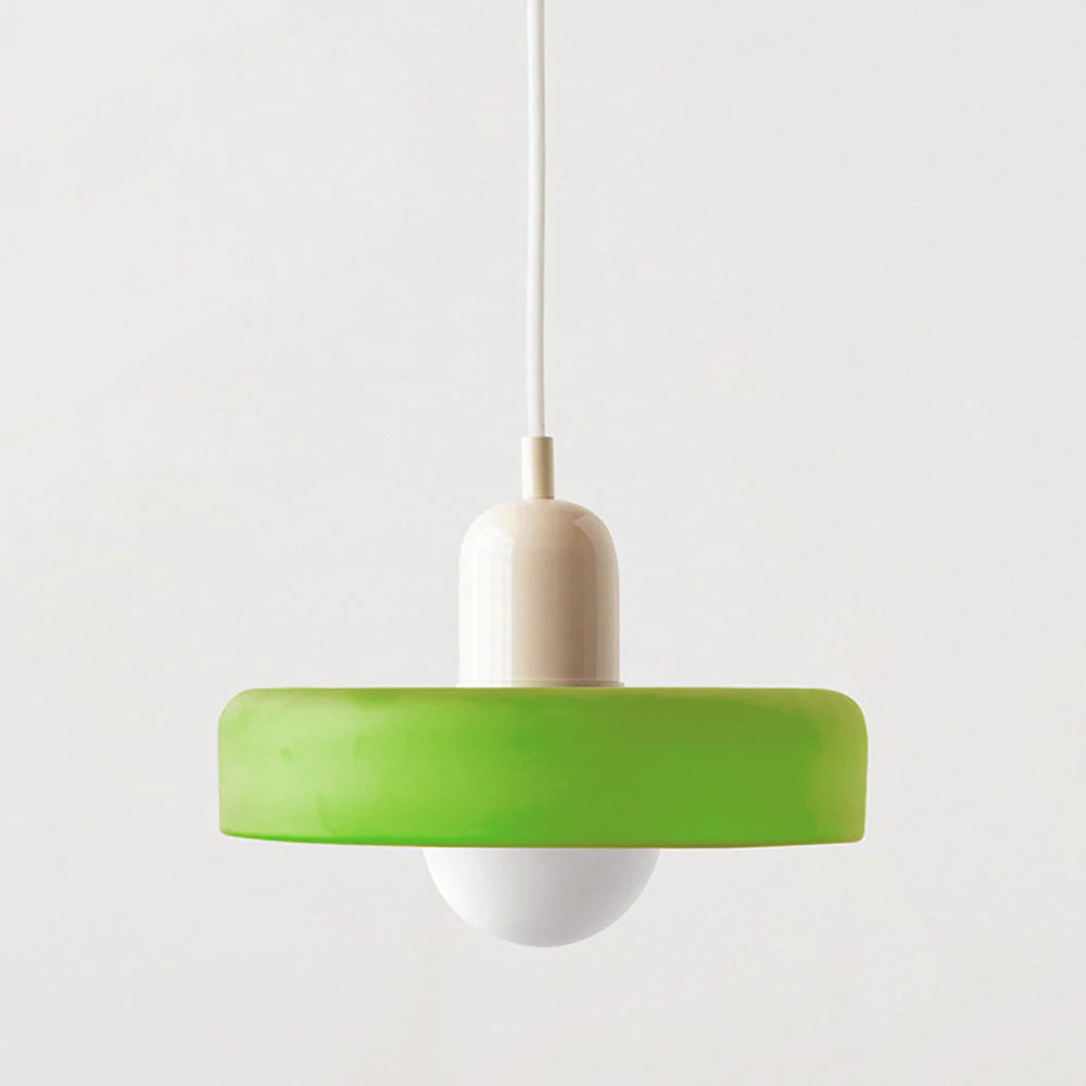 GleaMore – Bauhaus Hanglamp in Stijlvol Gekleurd Glas