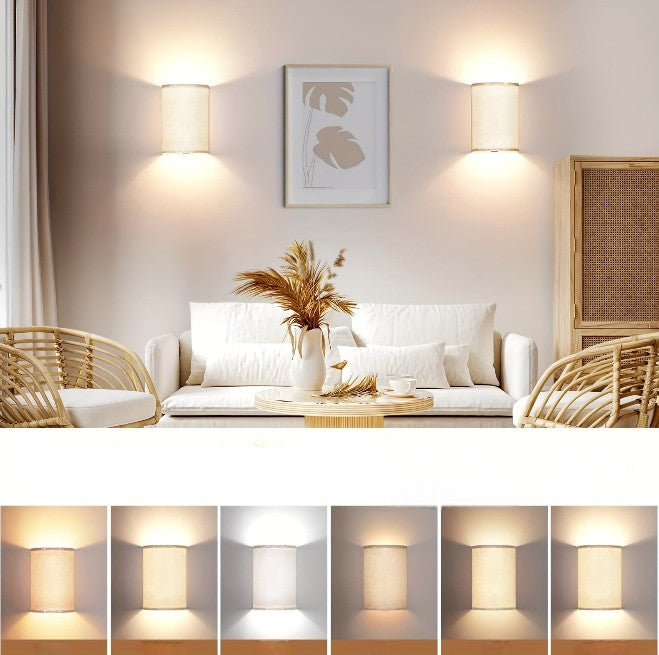 Liora – 2-Pak Draadloze Wandlampen