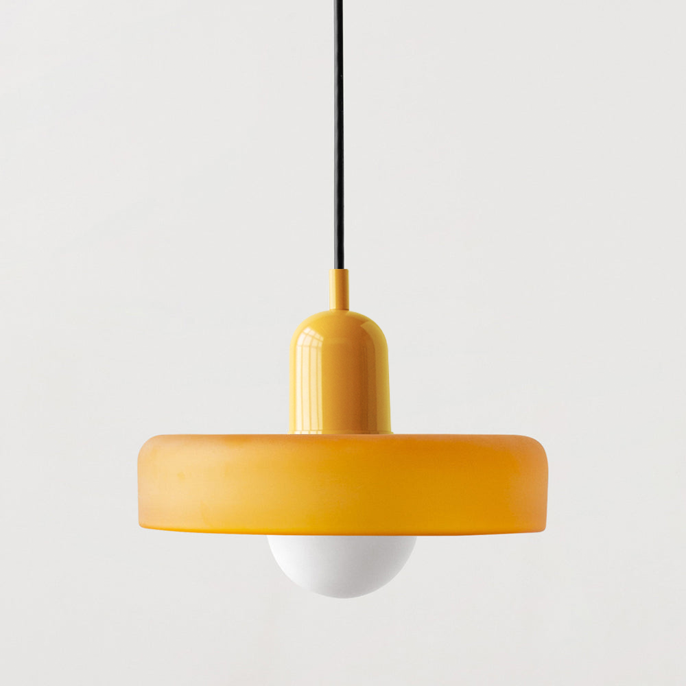 GleaMore – Bauhaus Hanglamp in Stijlvol Gekleurd Glas