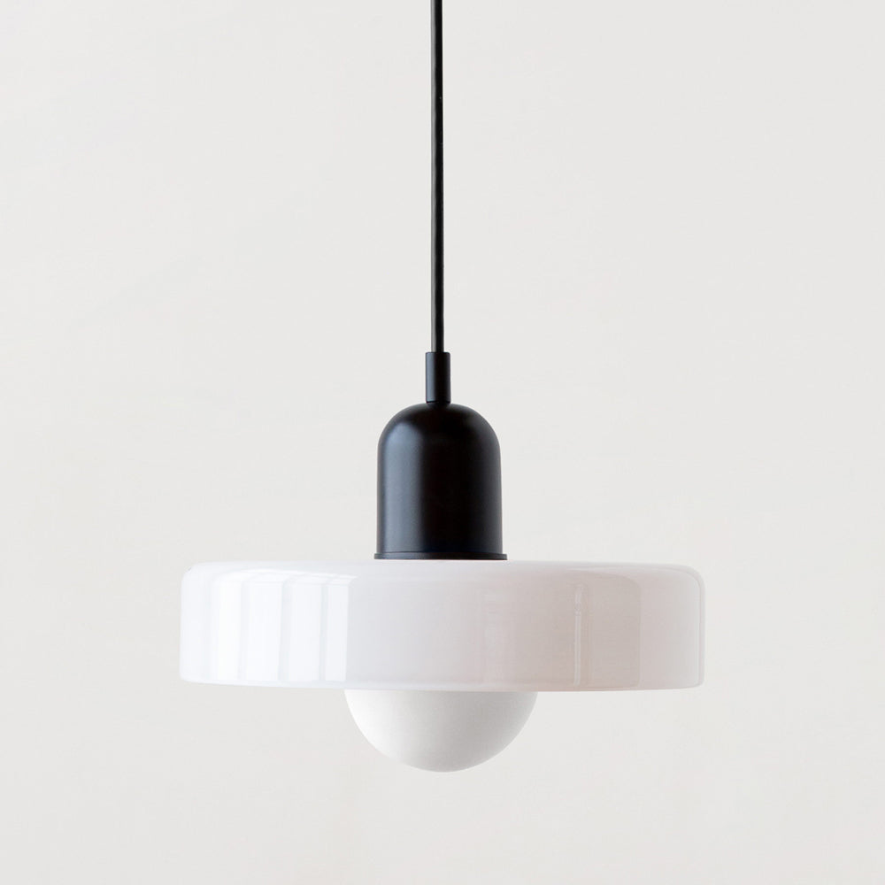 GleaMore – Bauhaus Hanglamp in Stijlvol Gekleurd Glas