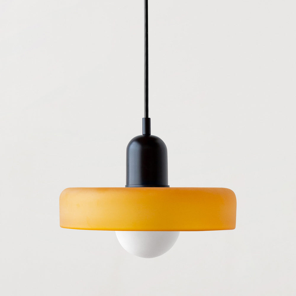 GleaMore – Bauhaus Hanglamp in Stijlvol Gekleurd Glas
