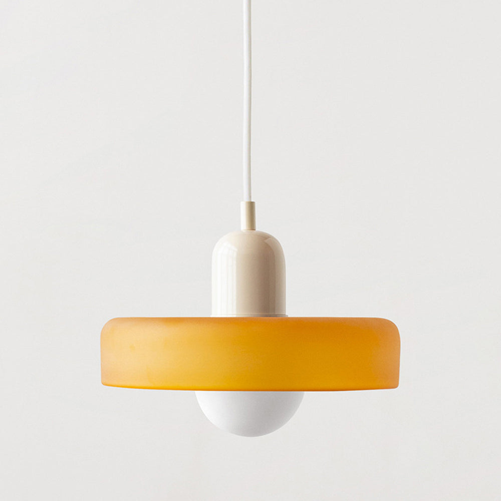 GleaMore – Bauhaus Hanglamp in Stijlvol Gekleurd Glas