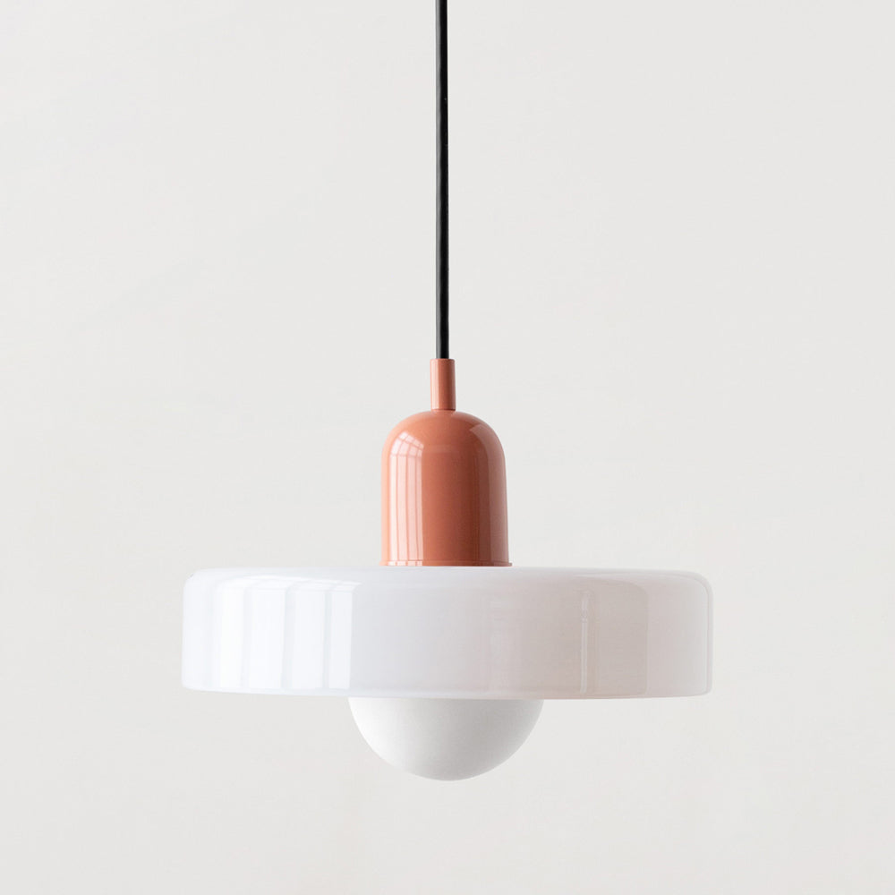GleaMore – Bauhaus Hanglamp in Stijlvol Gekleurd Glas