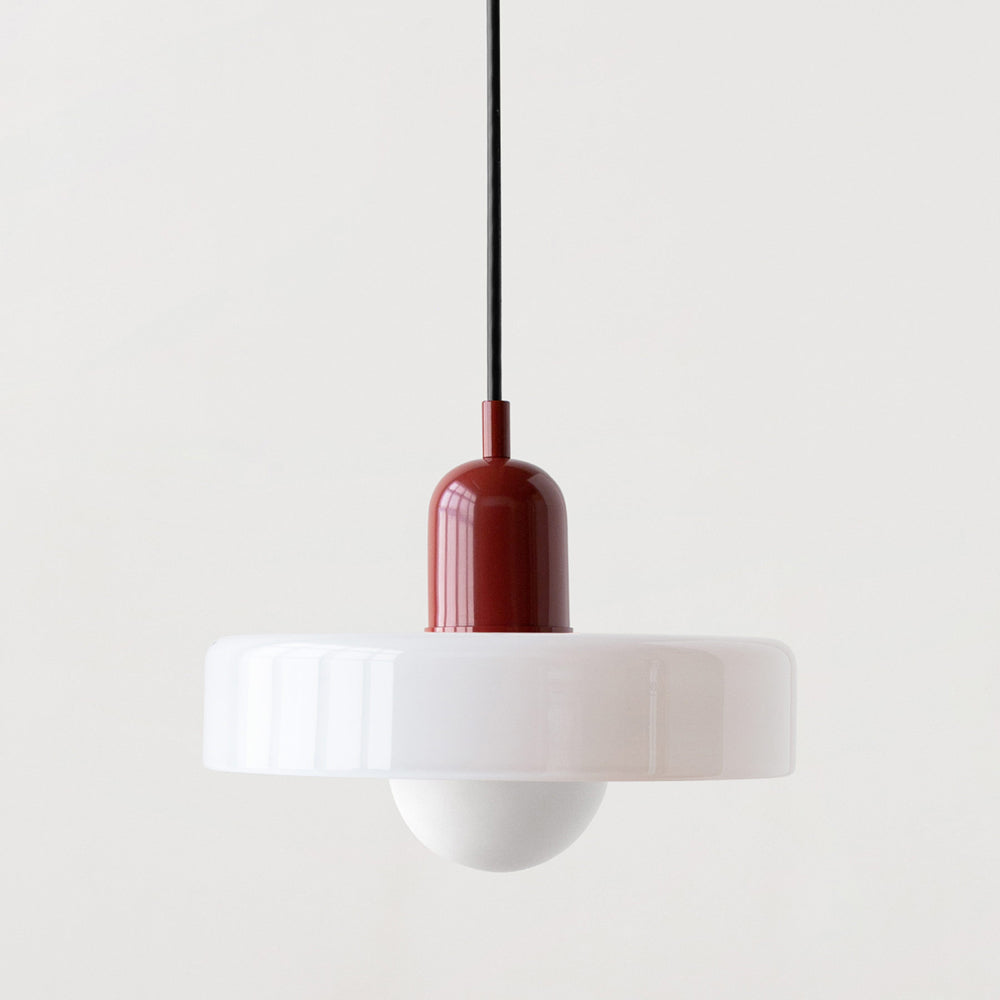 GleaMore – Bauhaus Hanglamp in Stijlvol Gekleurd Glas